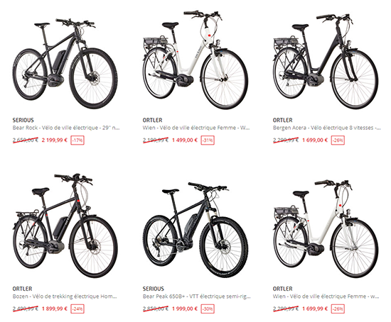 vélos électriques